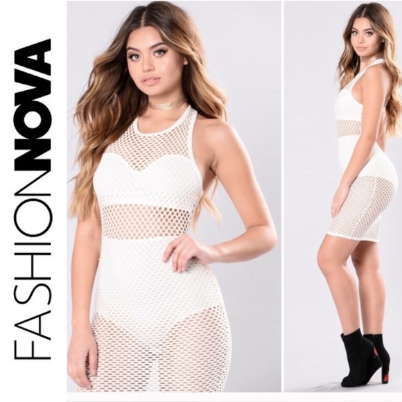 Fashion Nova Dresses & Skirts - ✨Fashion Nova Mesh Racer Back Midi Dress✨